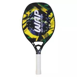 RAQUETE BEACH TENNIS WBT KEVLAR FIBRA CARBONO PROFISSIONAL em Oferta na Shopee