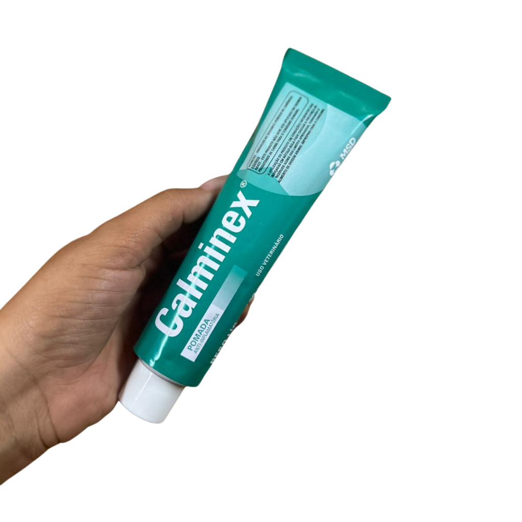 Calminex 100g Pomada Anti-inflamatoria Uso Veterinário - Dores ...