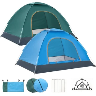 Barraca Camping Automático 2-4 Pessoas - Barraca De Acampamento A Prova D'Água - Barraca Camping Praia em Oferta na Shopee