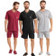 Pijama Masculino Verão Malha Premium | Conjunto Fresco e Confortáve