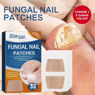 Reparação De Unhas Para Pés 32/64 Peças Remendo Cinza Fúngicas Engrossar Infecção De Paroníquia Macia Adesivo De Correçã em Oferta na Shopee