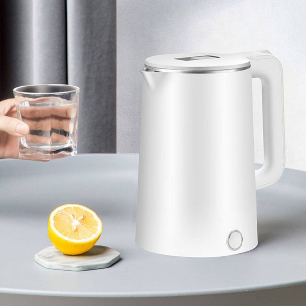 Chaleira Elétrica Jarra Térmica Inox 1,6L 1200W Bule Com Tam