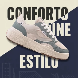 Tênis Neo Akion Unissex Skate Casual Resistente Com Costura Reforçada Para Uso Diário e Passeio