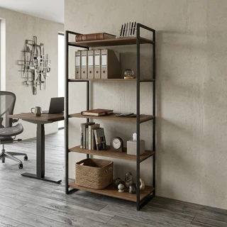 Estante Industrial Grande 5 Prateleiras Para Sala Quarto Escritório em Oferta na Shopee