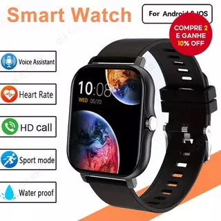 Relógio Inteligente Chamada Sem Fio Esportivo Relógio Chamada Lembrete e Rejeição Monitoramento de Saúde Homens em Oferta na Shopee