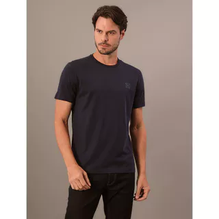 Camiseta Masculina Pima Calvin Klein - Marinho em Oferta na Shopee