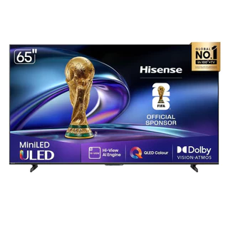 Smart Tv 65 4k Uled Mini Led 65U6QV HDR10 Dolby Atmos Vida U9 Hisense em Oferta na Shopee