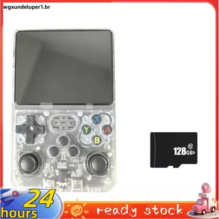 Console De Jogos Portátil R36S Tela IPS De 3.5 Polegadas Videogame Joystick 3D Duplo 3200mah Bateria 128 Gb em Oferta na Shopee