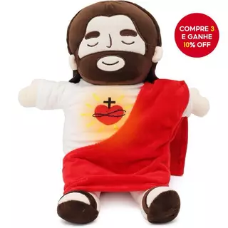 Tratamento de Ansiedade com Respiração de Jesus Protege o Sono, Brinquedo de Pelúcia de Exercício Abdominal 40cm em Oferta na Shopee