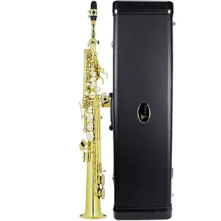 Saxofone Soprano Eagle Sp502 Sib Laqueado Dourado +Case Luxo em Oferta na Shopee