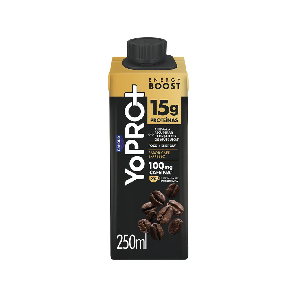 YoPRO Energy Boost UHT Café Expresso 15g de Proteínas 250ml | Shopee Brasil