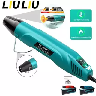 Mini Soprador de Ar Quente Portátil 110V – Ferramenta Multifuncional para Artesanato, Manutenção, Solda e DIY