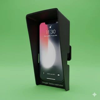 Capa Protetora Celular Contra Sol E Calor Suporte Uber 99 Universal