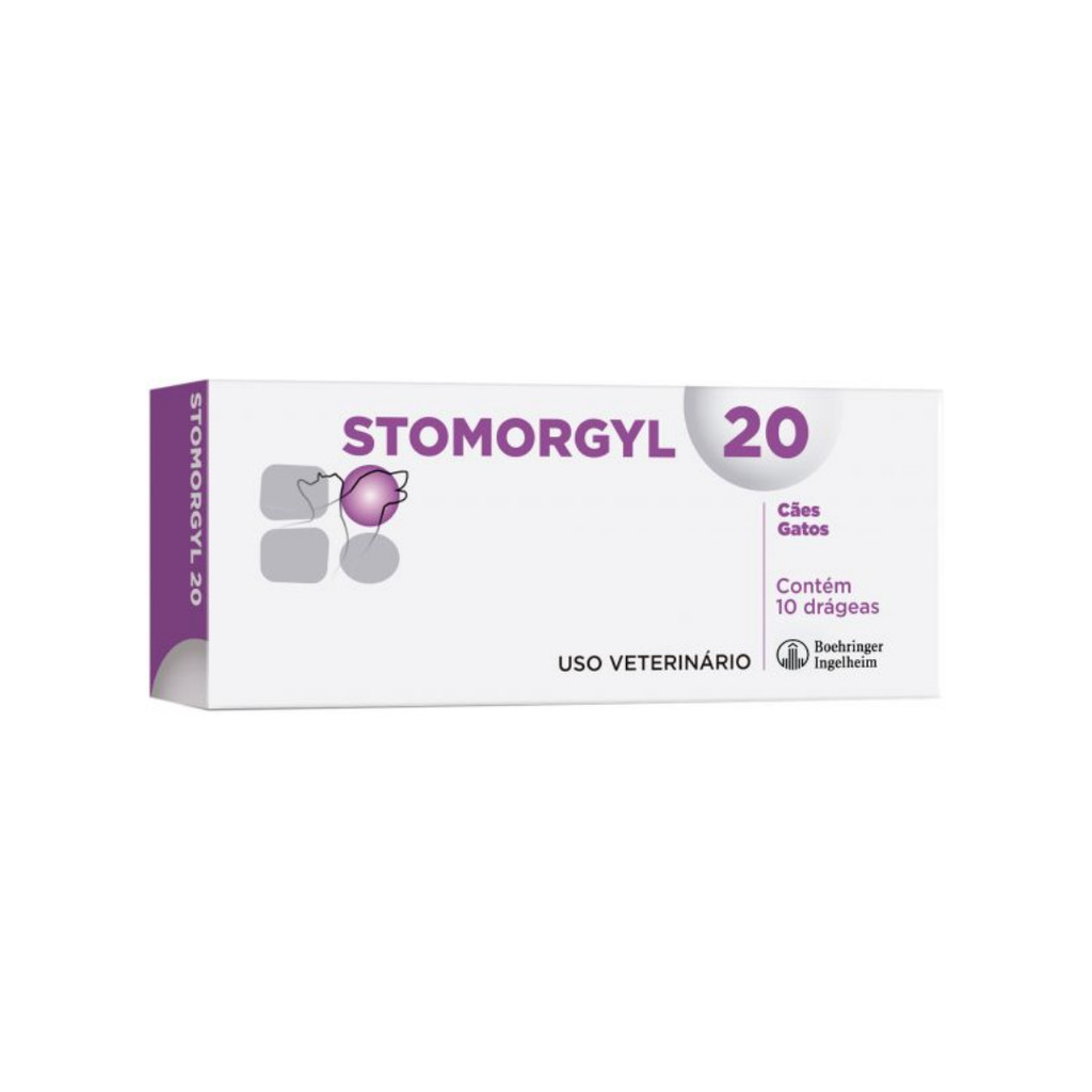 Stomorgyl 20 Antibiotico Caixa 10 comprimidos | Shopee Brasil