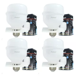 Kit 4 Lâmpadas LED Bulbo High Power Avant 40W Bivolt E27 3000K Amarela 3000 Lúmens Cada em Oferta na Shopee