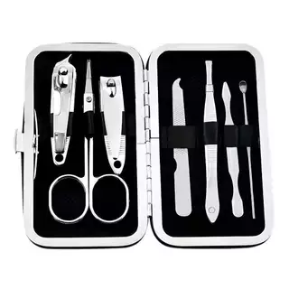 Kit de Manicure Compacto com Cortador de Unhas, Pinça e Tesoura marisa em Oferta na Shopee
