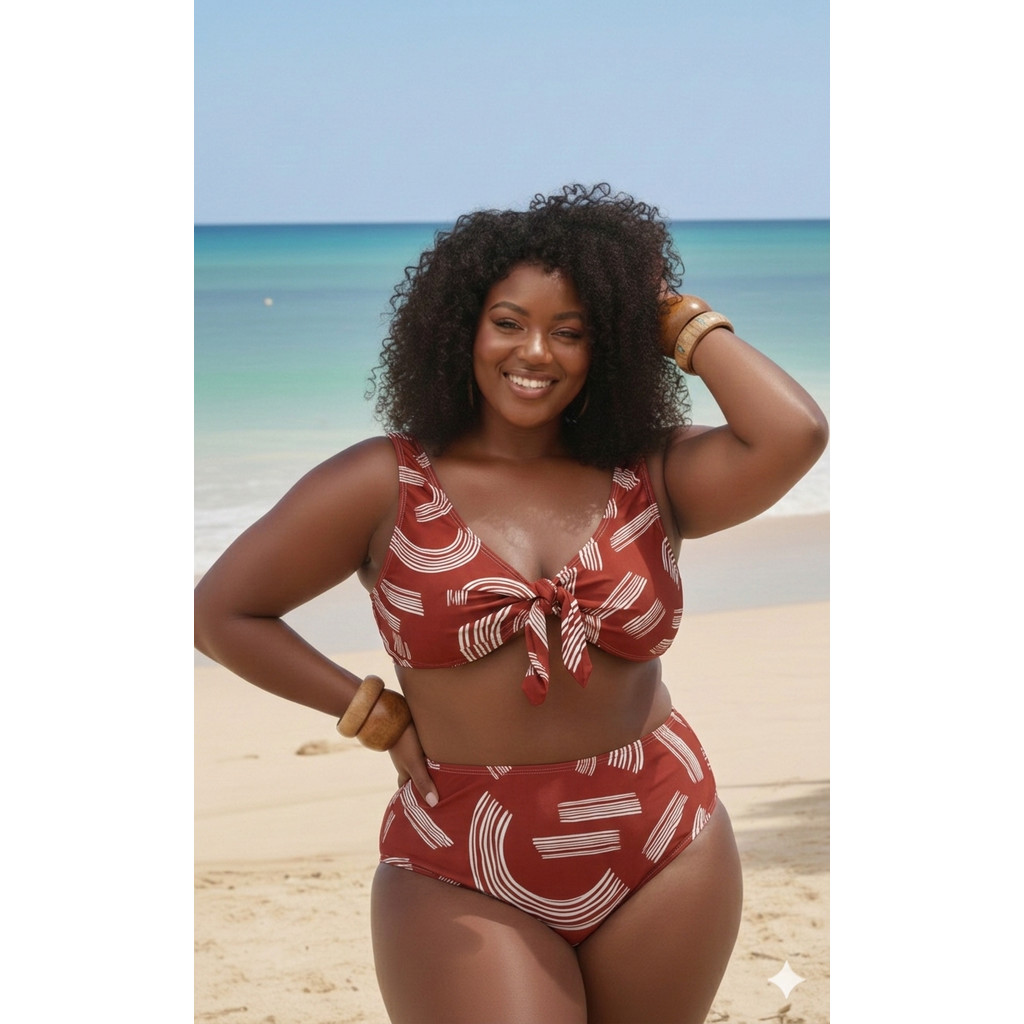 Biquíni Hot Pants Plus Size Biquíni Texturizado GG 46/50 Diva