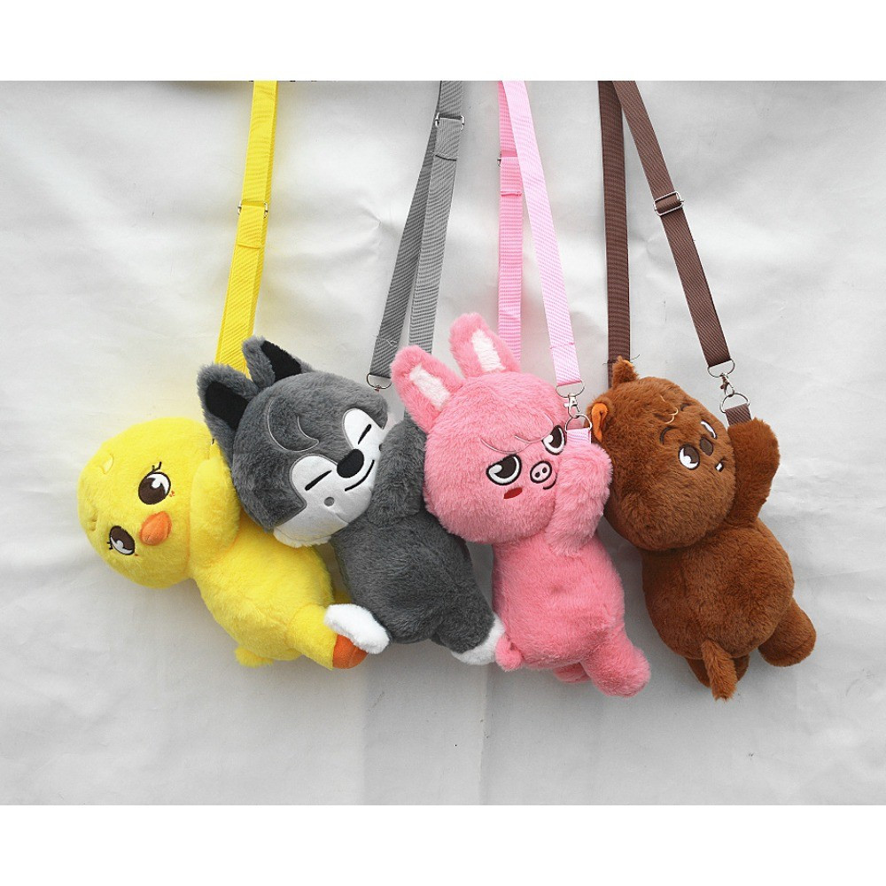 Kpop Idol Stray Kids Bolsa De Ombro SKZOO Mochila Crossbody