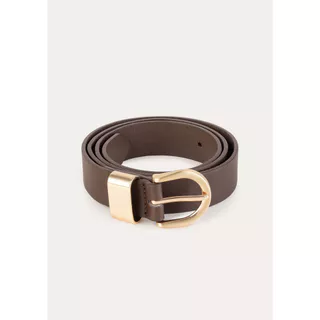 Cinto Feminino Pu Com Fivela Dourada em Oferta na Shopee