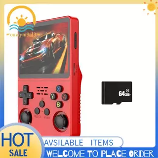 Console De Videogame Portátil R36S Tela IPS De 3.5 Polegadas Joystick 3D Duplo 3200mah Bateria Capacidade 64GB em Oferta na Shopee