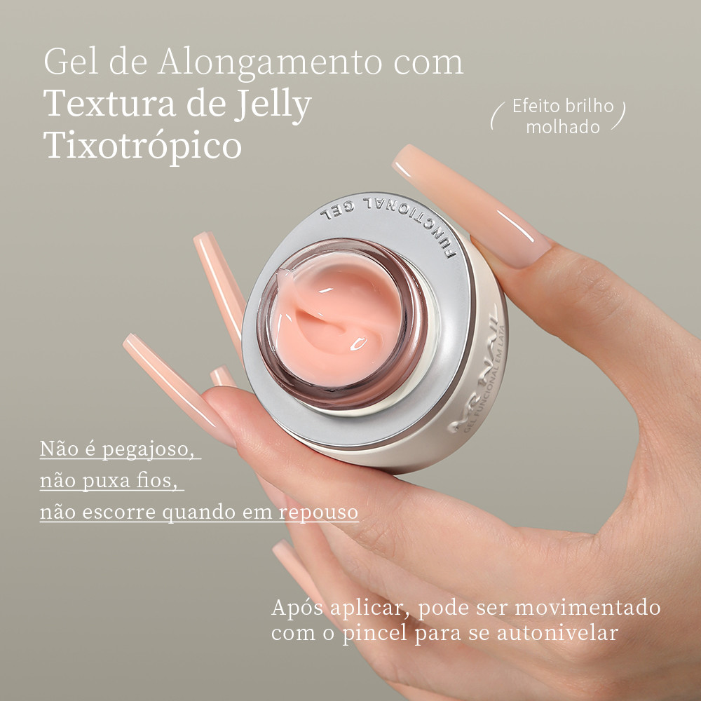 Gel Jelly para Alongamento 30g Para Alongamento De Unhas Pode ser usado ...