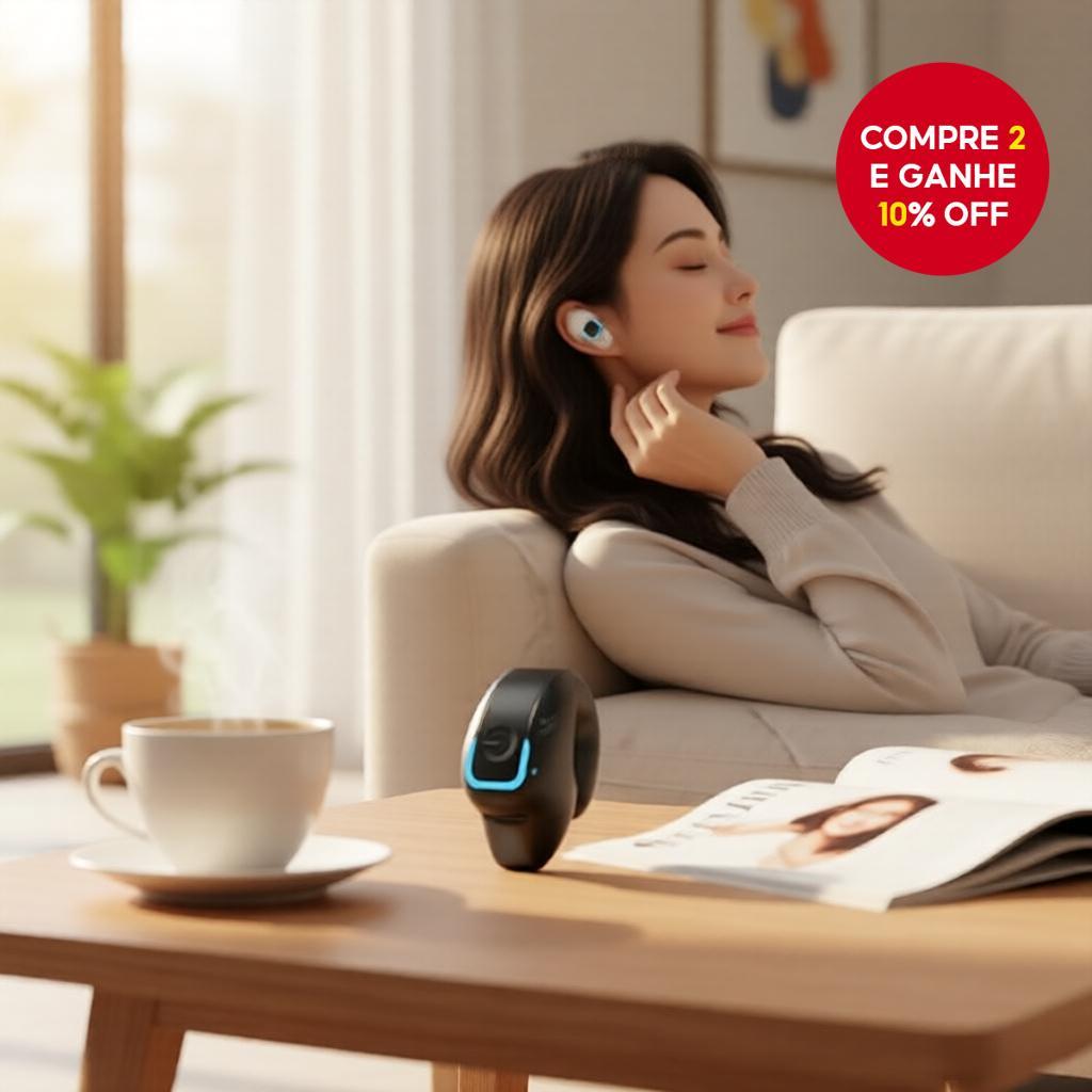 GD28 TWS Fones de Ouvido Bluetooth com Presilha de Orelha, Microfone ...