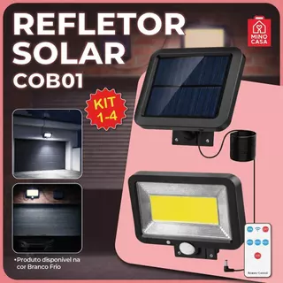 Refletor Solar com Sensor de Presença Automático de Parede Resistente à Chuva