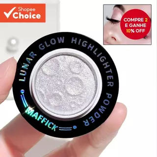 Pó de destaque de diamante de cor única, pó de destaque de contorno em Oferta na Shopee