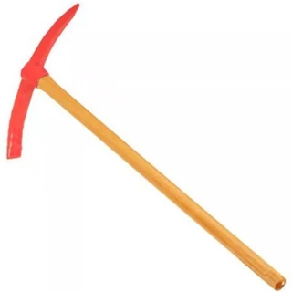 Picareta ponta e pá estreita com cabo de madeira 90 cm - Tenace em Oferta na Shopee
