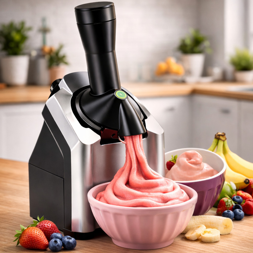 Máquina De Sorvete Vegano Caseiro 110/220v Sorveteira Cremoso Sorvete ...