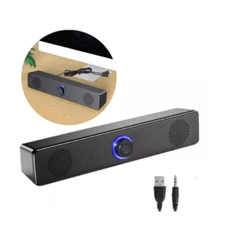 Caixa De Som Soundbar Led Para Computador Pc Usb P2 Gamer 1002/1090/1104/1136