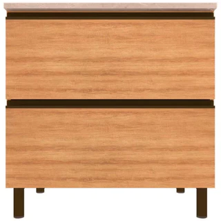 Balcão Bartira Cristal MDP 15mm com 2 Portas em Oferta na Shopee