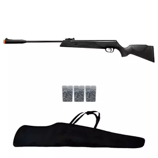 Carabina de Pressão Black Hawk 5.5mm Nitro Piston 70kg - Artemis + Acessórios em Oferta na Shopee