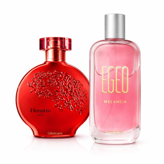 Kit 2 Fragrâncias Feminino Perfume Floratta Red + Egeo Melancia Spray Vidro 100ml Doce Frutado em Oferta na Shopee