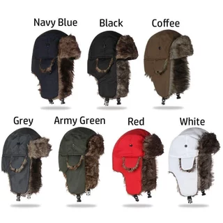 Ushanka Russo Homem Mulher Chapéu De Esqui Com Tampa De Orelha