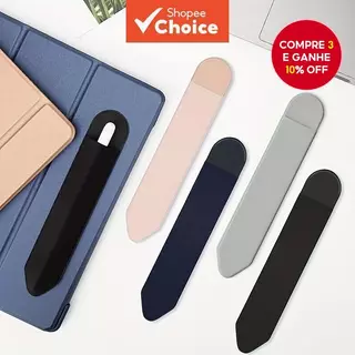 Couro Elástico Stylus Bolso Bolsa Acessórios Adesivo Caneta Manga Anexada Ao Caso Para AP P Ecil E Outras Canetas em Oferta na Shopee