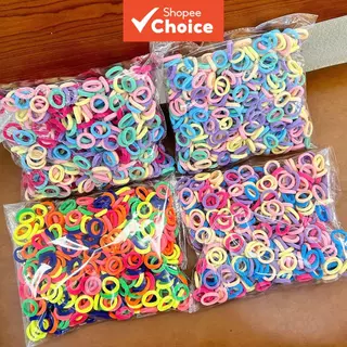 Novos Elásticos de Cabelo Infantil - Elásticos de Cabelo Suaves Sem Costura, Scrunchies de Tecido Terry Super Elásticos em Oferta na Shopee