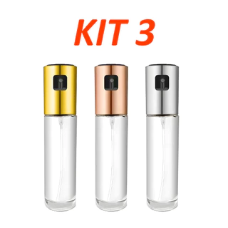 Borrifador de Óleo 100ml Spray Pulverizador Vidro Anti Vazamento Kit 3  marisa em Oferta na Shopee