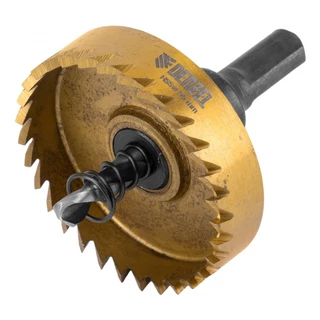 Serra copo para metal 55 mm revestimento em Nitreto de Titânio com suporte Denzel em Oferta na Shopee