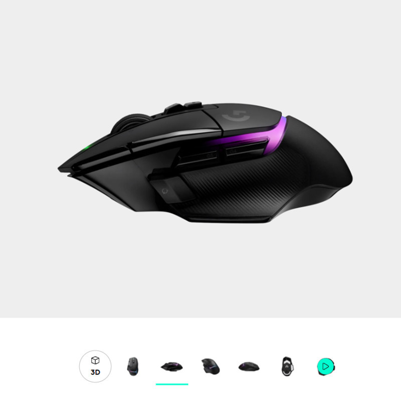 Logitech G502 X Plus Mouse Para Jogos Sem Fio Com Retroiluminação