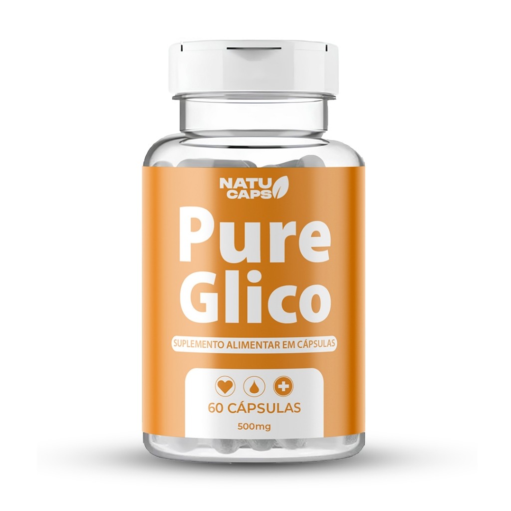 1 Frasco de Pure Glico - 60 Capsulas - Envio Imediato | Shopee Brasil