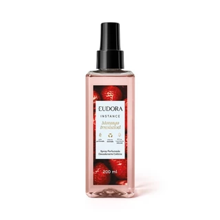 Eudora Instance Morango Irresistível Spray 200ml em Oferta na Shopee