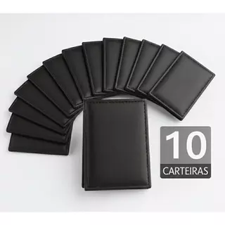 Kit Carteiras Mini Slim Porta Cartão Pequena Compacta Sintentico Presente Ou Revenda Kit De 5/10/20