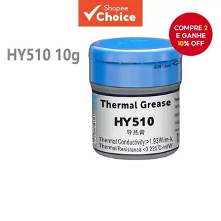 HY510 Laptop Pasta Térmica CPU Condutor Cinza Meia Garrafa Barril Silicone Graxa Dissipação De Calor em Oferta na Shopee