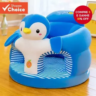 Capa para Sofá Bebê Fofinha: Cadeira Pelúcia para Sentar, Alimentação e Ninho Confortável - Lavável, Sem Recheio. em Oferta na Shopee