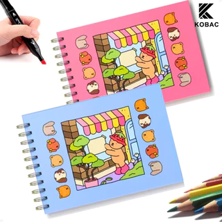 Livro de Colorir Capa Dura Caderno de Desenho Pintura 50 Páginas em Oferta na Shopee