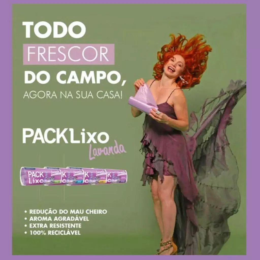 Kit Sacos de Lixo Lavanda Perfumado| Neutraliza Odor | Para Pia e Banheiro / Espanta Insetos