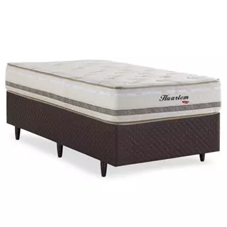 Cama Box Solteiro Herval Haarlem, Molas Ensacadas, 69x88x188 cm em Oferta na Shopee