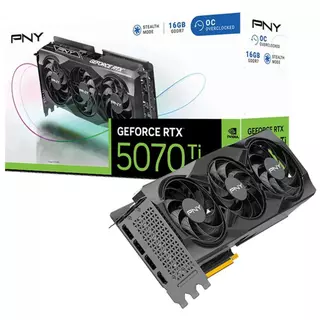 Placa de Vídeo PNY NVIDIA GeForce RTX 5070 Ti OC, 16GB, GDDR7, DLSS, Ray Tracing, VCG5070T16TFXPB1-O em Oferta na Shopee