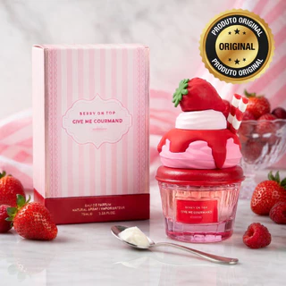 Perfume Árabe Berry On Top Lattafa 75ML - Original Fragrancia Morango e Baunilha Para Mulheres em Oferta na Shopee